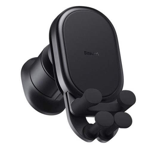 Baseus Stable Gravitational Air szellőzőrácsra rögzíthető gravitációs autós telefontartó, fekete