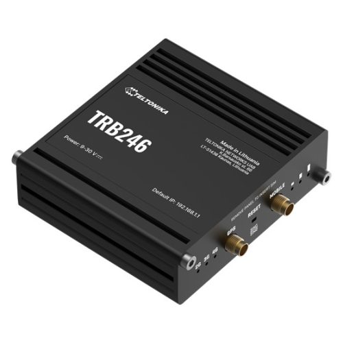 Teltonika LTE Cat4 gateway, RS232/RS485, GNSS, I/O, Ethernet, ipari