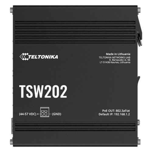 Teltonika 10 portos PoE switch, ipari alkalmazásokhoz
