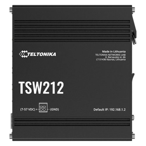 Teltonika 10 portos switch, ipari alkalmazásokhoz