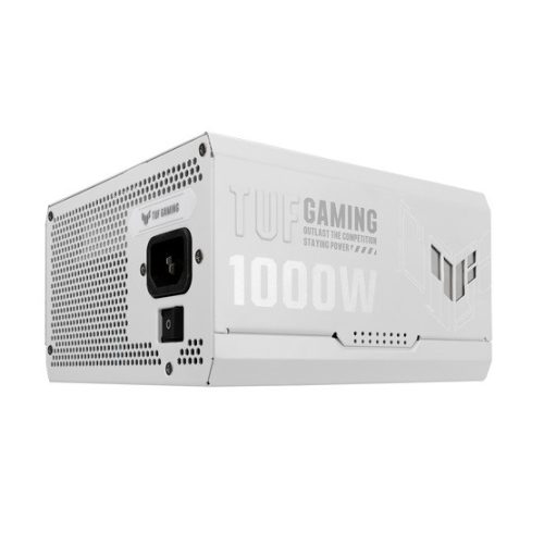 Asus TUF Gaming 1000W - TUF-GAMING-1000G-WHITE - 80+ Gold - Moduláris - fehér tápegység