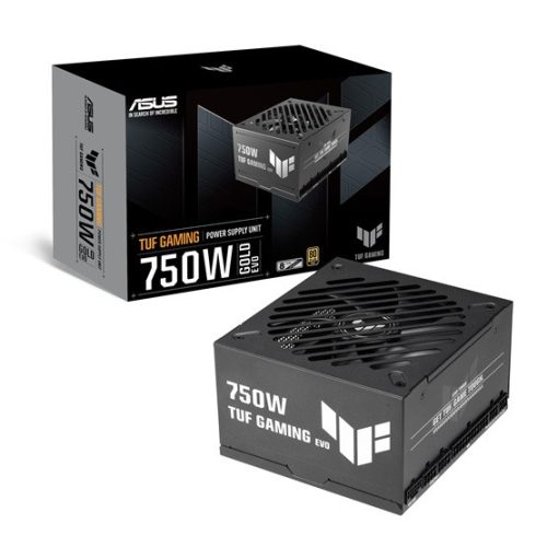 Asus TUF Gaming 750W - TUF-GAMING-750G-EVO - 80+ Gold - Moduláris - fekete tápegység