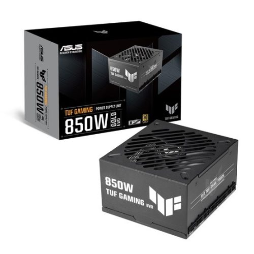 Asus TUF Gaming 850W - TUF-GAMING-850G-EVO - 80+ Gold - Moduláris - fekete tápegység