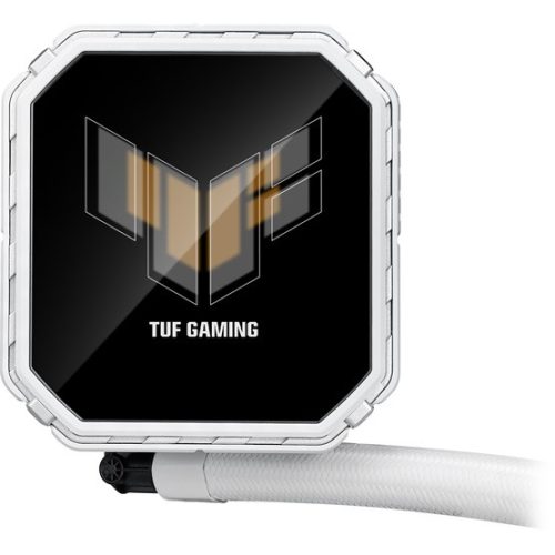 ASUS TUF GAMING LC III 360 - ARGB LCD White Edition - Vízhűtés - Fehér
