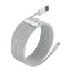 Baseus Simple Wisdom USB Type-A – iPhone, 2.4A gyorstöltő adatkábel készlet, 1.5m, fehér 