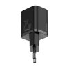 Baseus Super Si hálózati gyorstöltő 25W, USB Type-C, fekete + 3A USB Type-C, 1m kábel