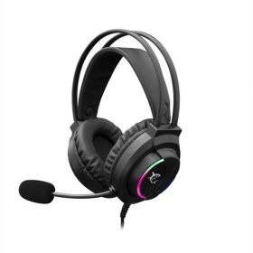   White Shark WOLF GH-2044 gamer fejhallgató mikrofonnal - fekete