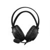 White Shark WOLF GH-2044 gamer fejhallgató mikrofonnal - fekete