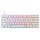 White Shark GK-004211W/R-US SHINOBI-2 vezetékes mechanikus gamer billentyűzet - fehér - US