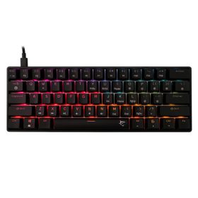   White Shark GK-004111B/R-US SHINOBI-2 vezetékes mechanikus gamer billentyűzet - fekete - US
