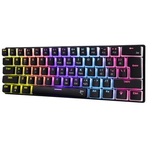 White Shark GK-2202-2B/R-US ASHIKO-2 vezetékes mechanikus gamer billentyűzet - fekete - US