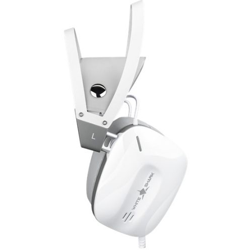 White Shark GH-2446W GOTTAN vezeték nélküli gamer fejhallgató mikrofonnal - fehér