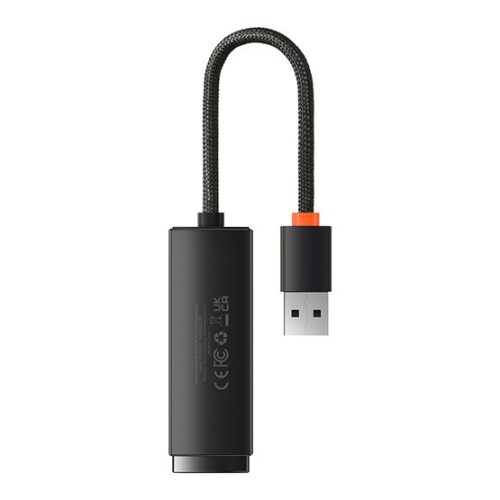 Baseus Lite USB Type-A Megabit Ethernet adapter, fekete