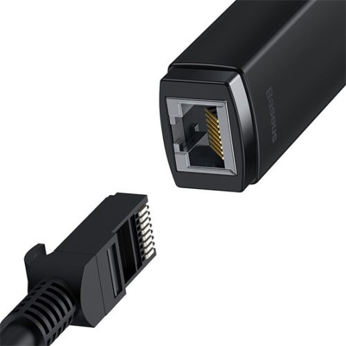 Baseus Lite USB Type-A Megabit Ethernet adapter, fekete
