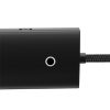 Baseus Lite 4-Port USB Type-A HUB dokkoló állomás, 1m, fekete