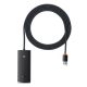 Baseus Lite 4-Port USB Type-A HUB dokkoló állomás, 2m, fekete