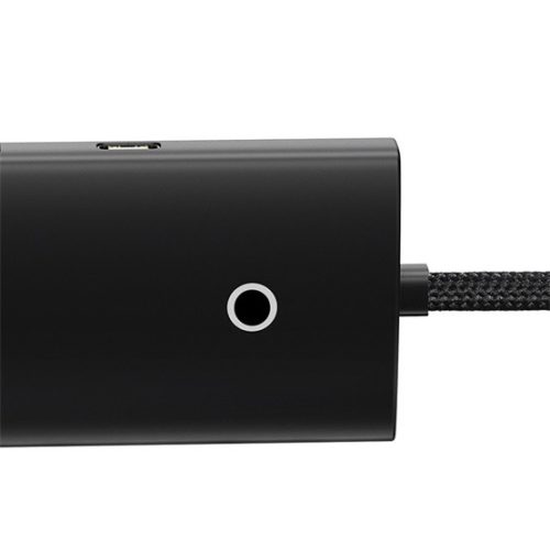 Baseus Lite 4-Port USB Type-A HUB dokkoló állomás, 2m, fekete