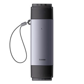 Baseus Lite SD/TF kártyaolvasó USB Type-A/Type-C, szürke