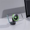 Baseus Big Energy Magnetic szellőzőrácsra, műszerfalra rögzíthető, vezeték nélküli autós telefon töltő és tartó, fekete
