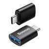 Baseus Ingenuity Mini USB Type-C – USB Type-A OTG adapter, fekete