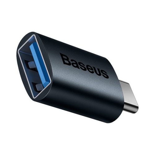 Baseus Ingenuity Mini USB Type-C – USB Type-A OTG adapter, kék