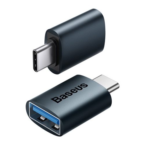Baseus Ingenuity Mini USB Type-C – USB Type-A OTG adapter, kék