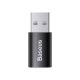 Baseus Ingenuity Mini USB Type-A – USB Type-C OTG adapter, fekete