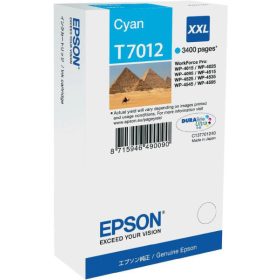  EPSON T7012 (C13T70124010) XXL (3,4K) CIÁN EREDETI TINTAPATRON LEÉRTÉKELT